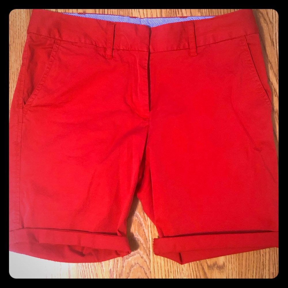 Izod Bermuda Shorts red